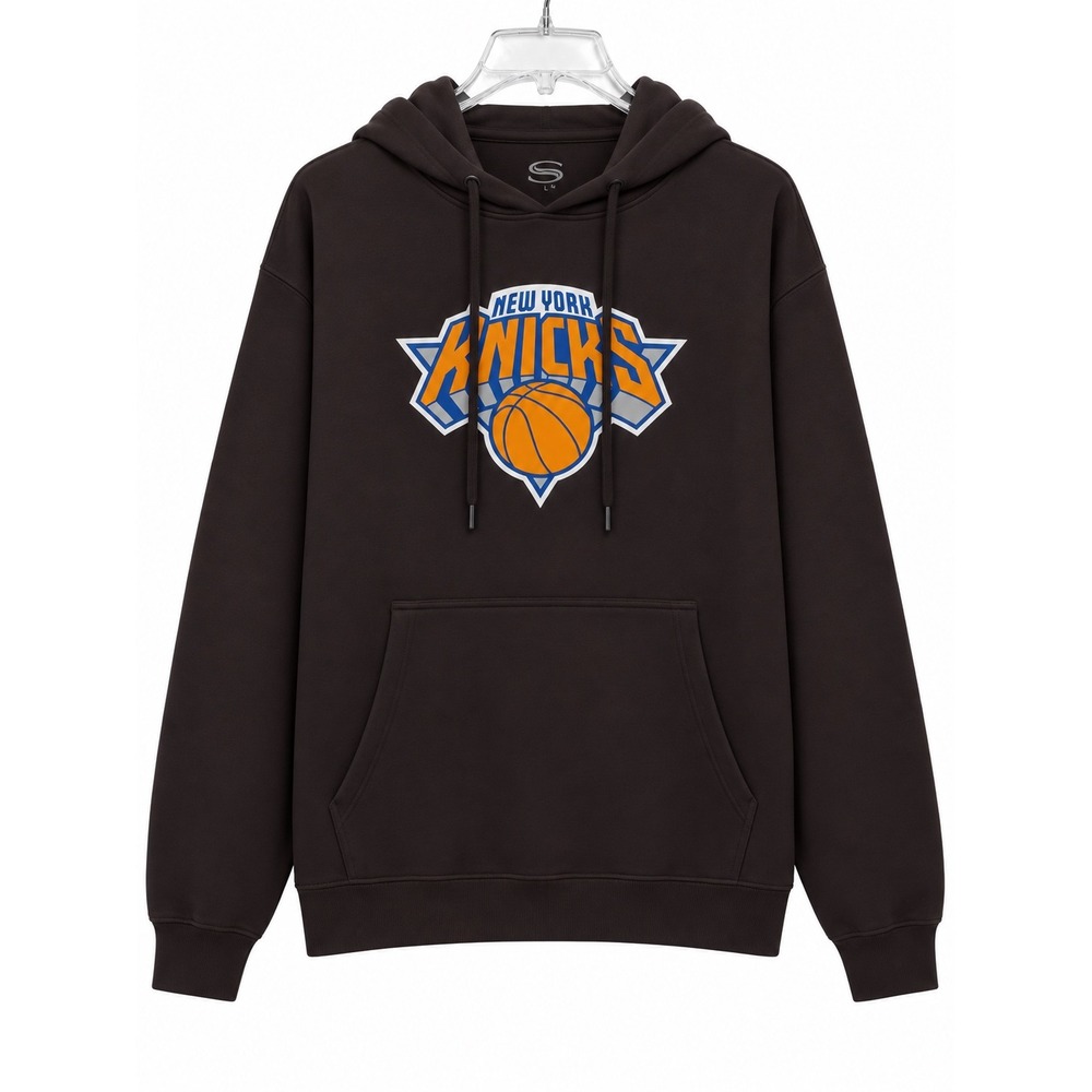 Stadium Essentials New York Knicks Hoodie Mens 2XL Black NBA Basketball Pullover
